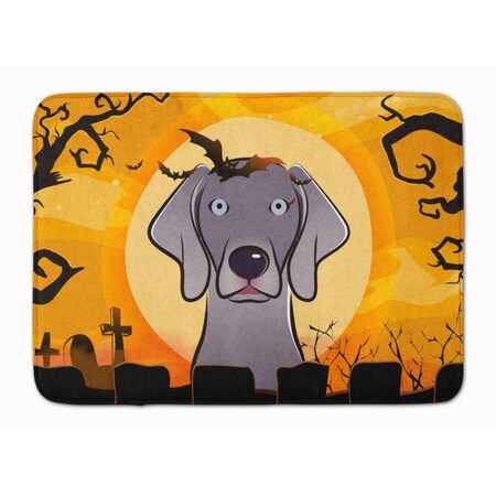 Micasa Halloween Weimaraner Machine Washable Memory Foam Mat MI627705